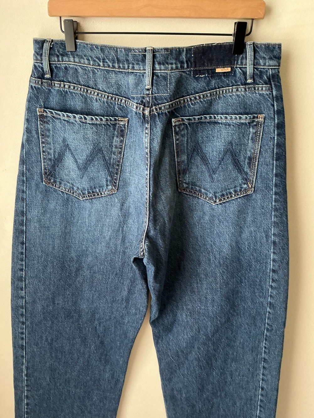 MOTHER SUPERIOR Jeans Half-Pipe Ankle Did You Bring Me Anything? Blue Size 32 - Picture 4 of 15
